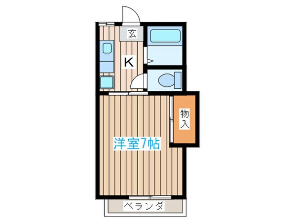 ファミリ－ハイツ阿部の物件間取画像